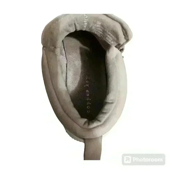 Copper key womens side zip sneaker booties! - Picture 5 of 6